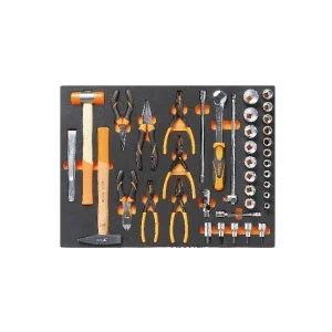 Beta mb39 39 pz. termoformato morbido con bussole, pinze e utensili a percussione - dettaglio 1