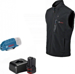 Bosch gilet termico a batteria ghv 12+18v xa kit - dettaglio 1