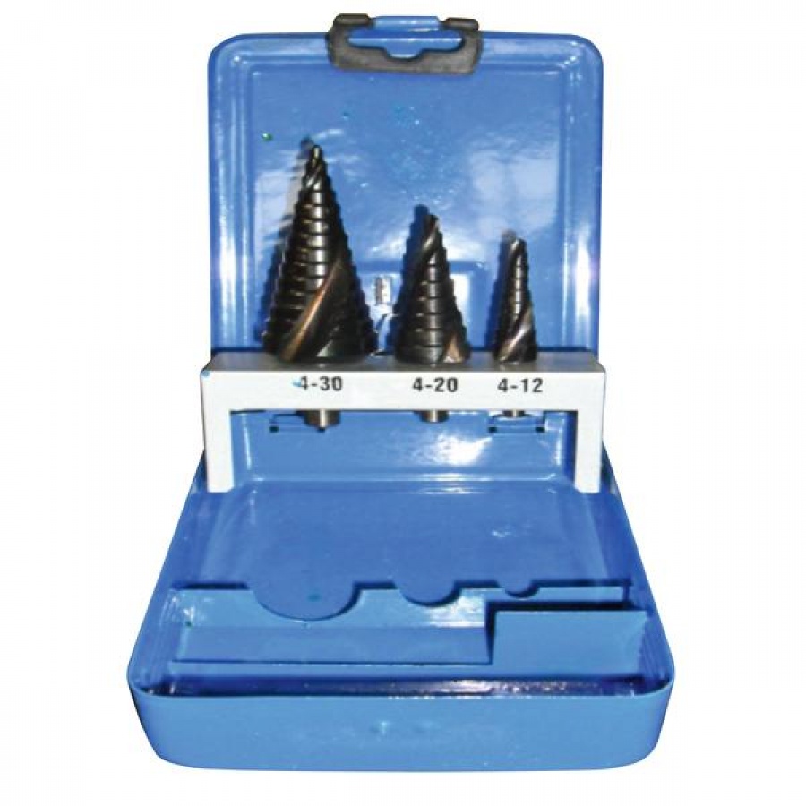 Set 6 Svasatori In HSS Cobalto M35 – Per Acciaio, Inox, Alluminio E Plastica, Con Angolo 90° E 3 Taglienti, Secondo DIN 335C