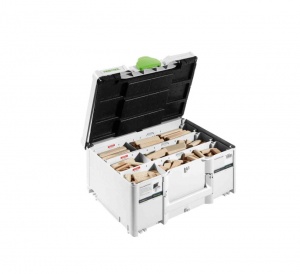 Festool DS/XL D8/D10 306 BU Assortimento frese e tasselli Domino per fresatrice DF 700 - 576791