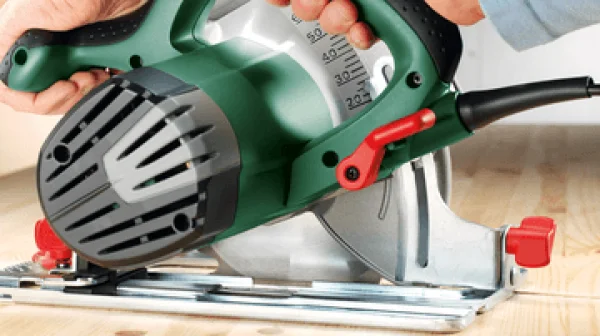 Bosch hobby pks 66 af sega circolare 1600 w con binario di guida - dettaglio 4