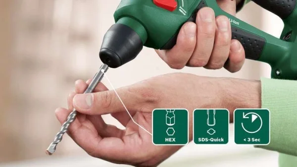 Bosch hobby uneo maxx corpo macchina tassellatore multifunzione 18 v senza batteria 060395230c - dettaglio 2