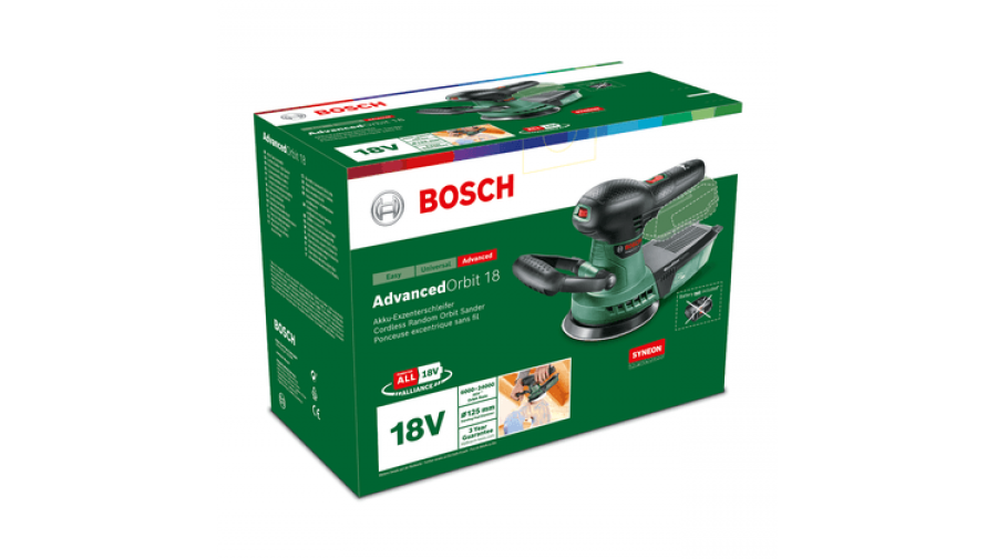 Bosch hobby advancedorbit 18 levigatrice rotorbitale 18 v senza batteria 06033d2100 - dettaglio 2