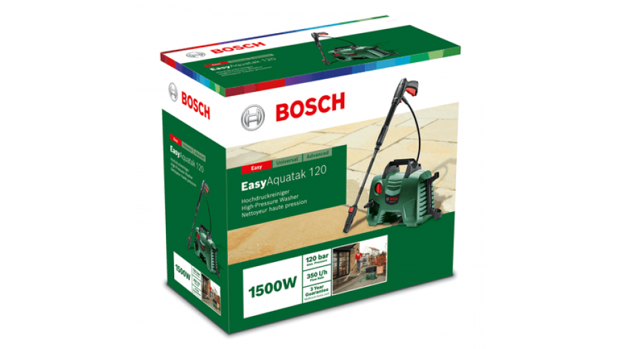 Bosch hobby easyaquatak 120 idropulitrice 120 bar con accessori 06008a7901 - dettaglio 3