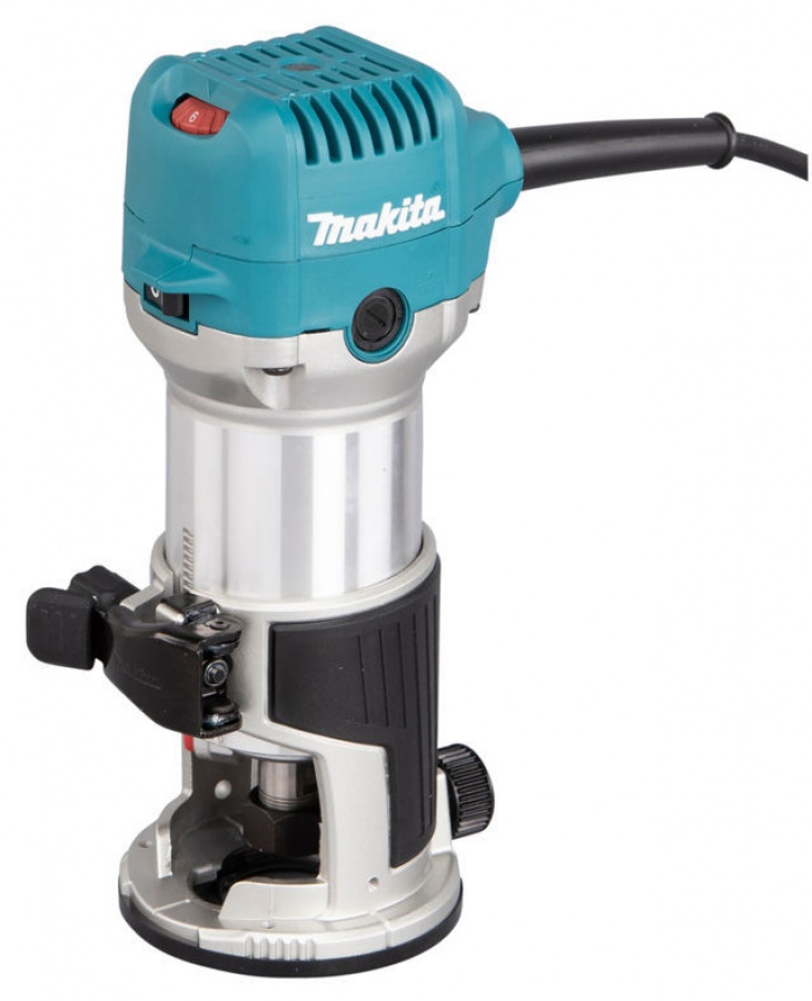 Makita rt0702cx3j rifilatore multifunzione 710 w con accessori per fresatura - dettaglio 4