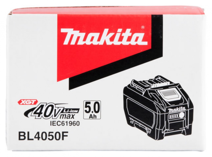 Makita 191l47-8 batteria 40 v 5,0 ah xgt bl4050f - dettaglio 5