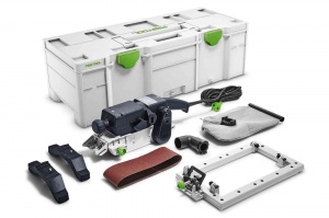 Festool bs 75 e-set levigatrice a nastro 1010 w con supporto per superfici 576296 - dettaglio 1