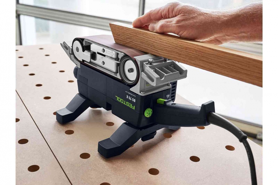 Festool bs 75 e-set levigatrice a nastro 1010 w con supporto per superfici 576296 - dettaglio 6