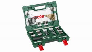 Bosch hobby v-line 91 pz. set di punte e bit con cricchetto e rivestimento tin 2607017195 - dettaglio 1