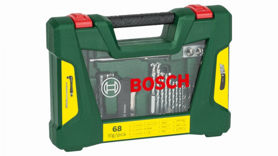 Bosch hobby v-line 68 pz. set di punte e bit con lama, asta magnetica e cacciavite angolare 2607017191 - dettaglio 2