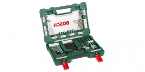 Bosch hobby v-line 83 pz. set di punte e bit rivestite tin con torcia e chiave regolabile 2607017193 - dettaglio 1