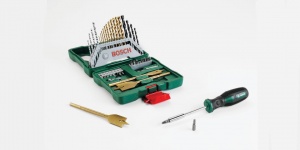 Bosch hobby x-line 40 pz. set di punte e bit con rivestimento tin 2607019600 - dettaglio 1