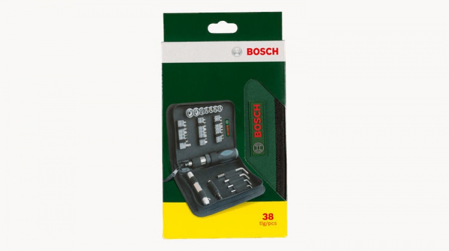 Bosch hobby astuccio 38 pz. set di punte e bit avvitamento con portabit e giradadi 2607019506 - dettaglio 2
