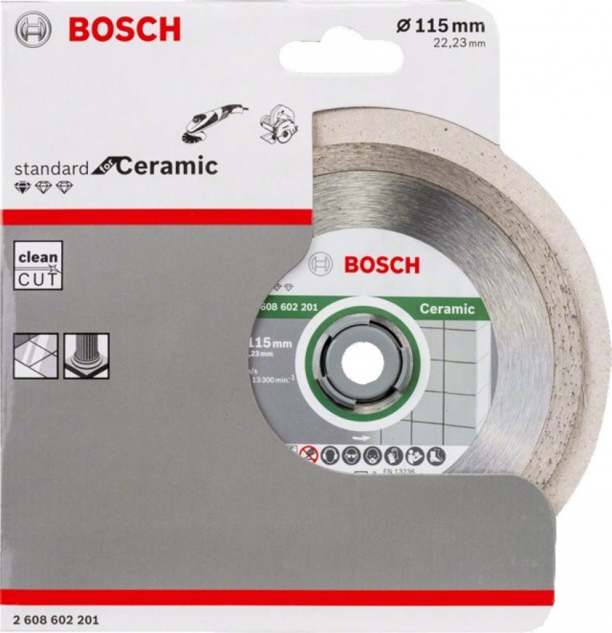 Bosch standard for ceramic disco diamantato 2608602535 - dettaglio 3