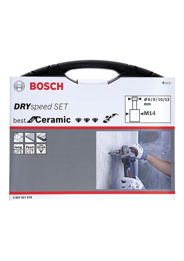 Bosch dry speed set punte diamantate 4 pz. 2607017579 - dettaglio 2