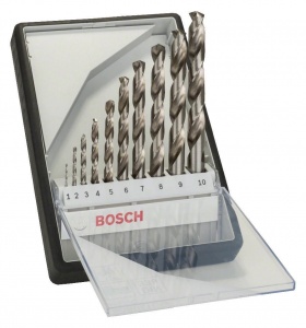 Bosch hss robust line set punte metallo rettificate 10 pz. 2607010535 - dettaglio 1
