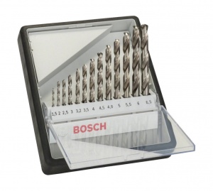 Bosch hss robust line set punte metallo rettificate 13 pz. 2607010538 - dettaglio 1