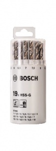 Bosch hss-g tubo di plastica set punte metallo 19 pz. 2607018361 - dettaglio 1