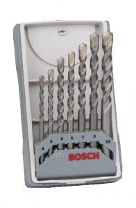Bosch cyl-3 set punte calcestruzzo 7 pz. 2607017082 - dettaglio 1