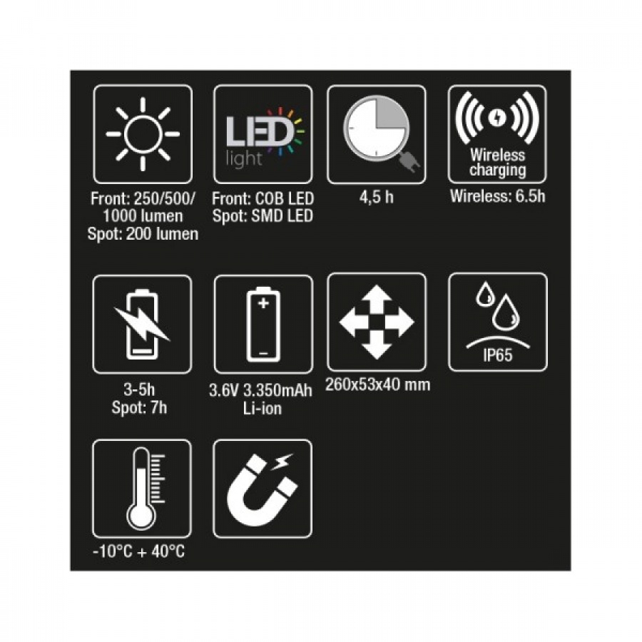 Beta 1838sw lampada snodata ricaricabile wirelesse - dettaglio 7