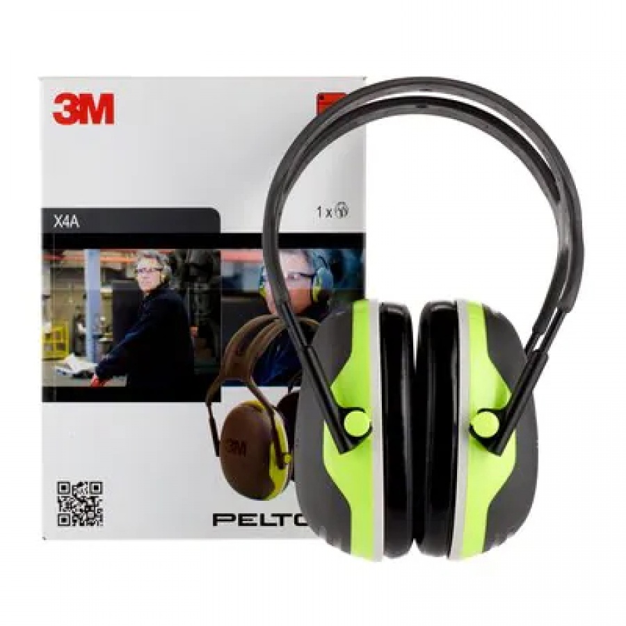 3m peltor"! x4a cuffie antirumore 33 db hi-viz 7000103993 - dettaglio 7