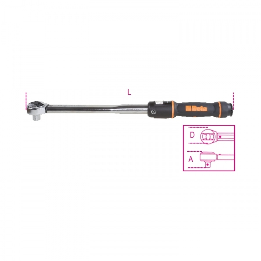 Beta 666/C2 Chiave Dinamometrica 5–25 Nm Con Cricchetto 72 Denti, Set Completo Di Bussole E Prolunghe, Qualità Professionale