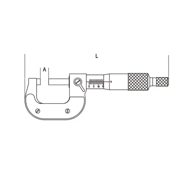 Beta 1658dgtb 50 micrometro digitale 25 - 50 mm 016580550 - dettaglio 3