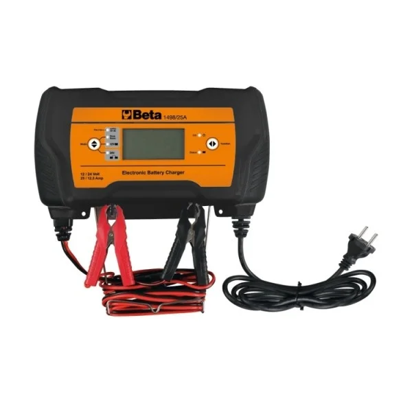 Beta 1498/25A Carica batterie auto elettronico 12-24 V