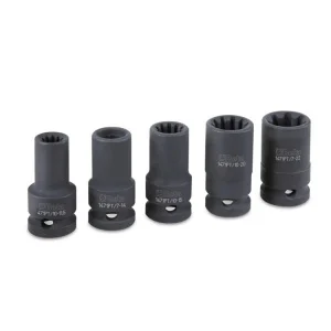 Beta 1471pt/c5 set bussole a macchina 1/2" 5 pz. 014710367 - dettaglio 1