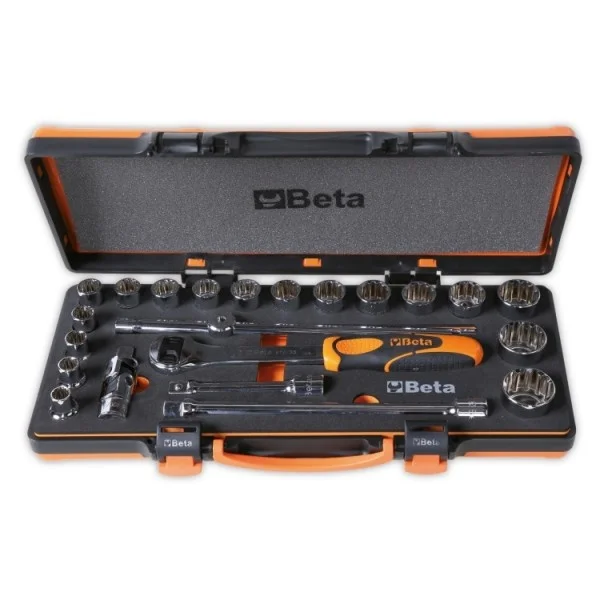 Beta 920u/c17m assortimento di bussole 1/2" in valigetta 22 pz. 009201797 - dettaglio 2