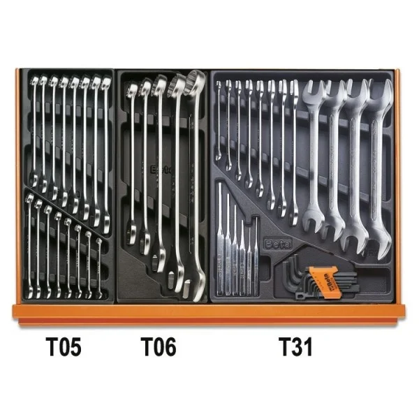 Beta 5904vu/3t assortimento utensili in termoformati rigidi 146 pz. 059041510 - dettaglio 2