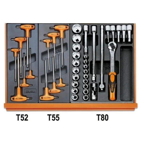 Beta 5904vu/3t assortimento utensili in termoformati rigidi 146 pz. 059041510 - dettaglio 3