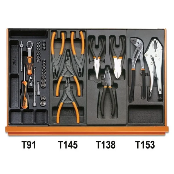 Beta 5904vu/3t assortimento utensili in termoformati rigidi 146 pz. 059041510 - dettaglio 4
