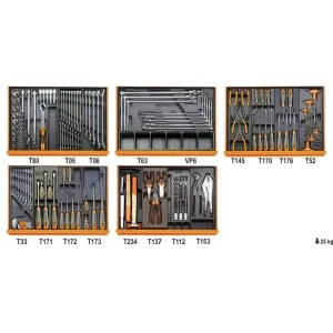 Beta 5904vg/5t assortimento utensili per autoriparazione in termoformati 153 pz. 059041196 - dettaglio 1