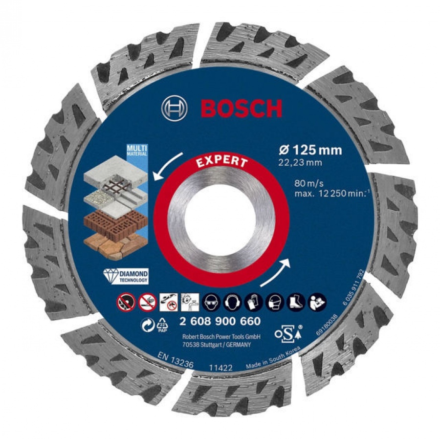 Bosch multimaterial disco diamantato expert 2608900659 - dettaglio 2