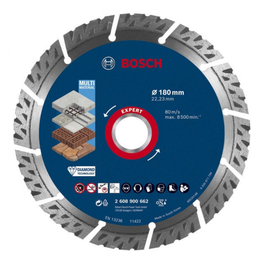 Bosch multimaterial disco diamantato expert 2608900661 - dettaglio 2