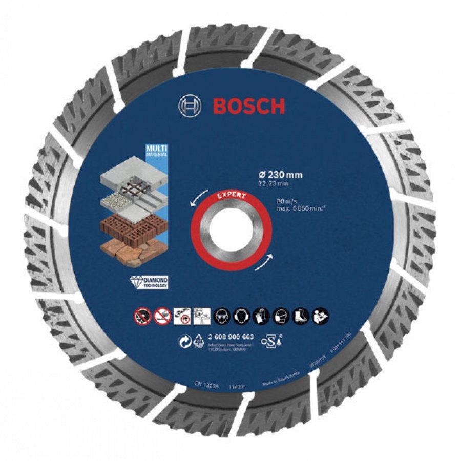 Bosch multimaterial disco diamantato expert 2608900661 - dettaglio 3