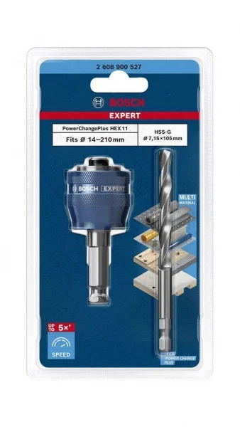 Bosch power change plus adattatore con punta di centraggio expert 2608900526 - dettaglio 3