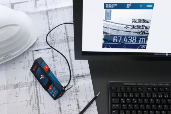 Bosch glm 150-27 c distanziometro laser a batteria 0601072z00 - dettaglio 2
