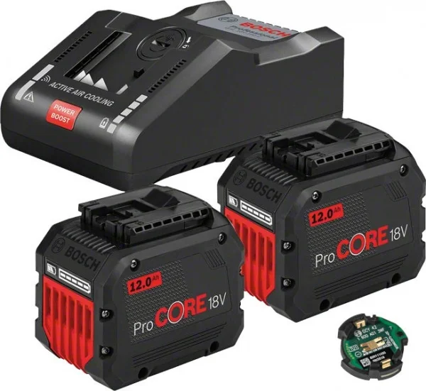 Bosch 1600A016GY Starter Set 18 V ProCORE con due batterie 12,0 Ah