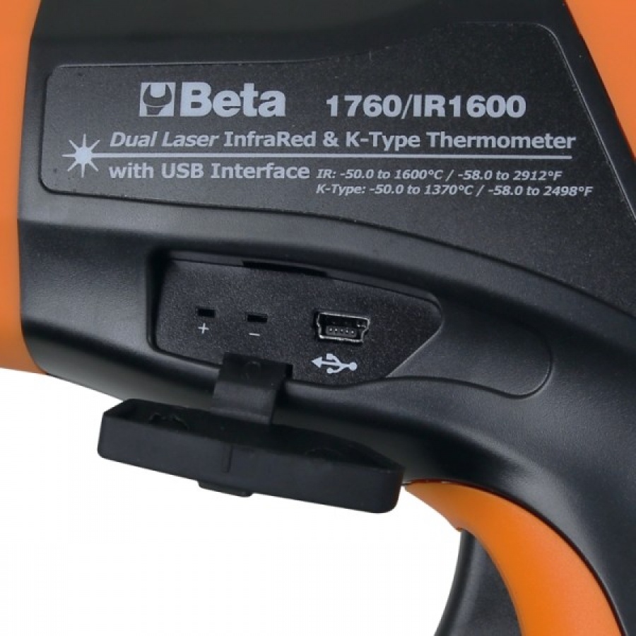 Beta 1760/ir1600 termometro digitale ad infrarossi con doppio puntamento laser 017600461 - dettaglio 5