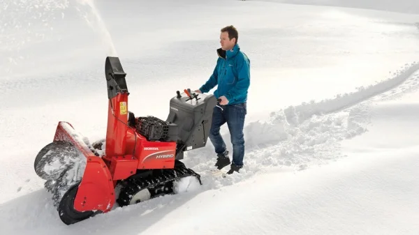 Honda hsm 1390i2 et dr spazzaneve ibrido a cingoli - dettaglio 2