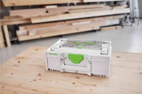 Festool BKS SYS3 50mm CE Cassetta con assortimento di inserti CENTROTEC 12 Pz. - 577400