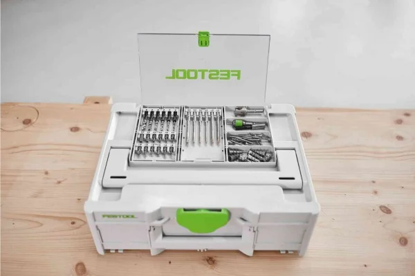 Festool bks sys3 d3-8 k ce/w cassetta di punte ed inserti 18 pz. 577395 - dettaglio 2