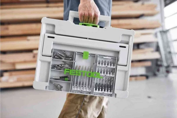 Festool bks sys3 d3-8 k ce/w cassetta di punte ed inserti 18 pz. 577395 - dettaglio 3