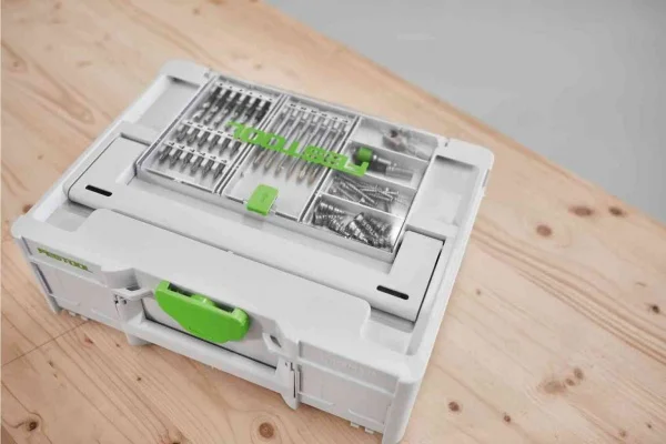 Festool bks sys3 d3-8 k ce/w cassetta di punte ed inserti 18 pz. 577395 - dettaglio 4