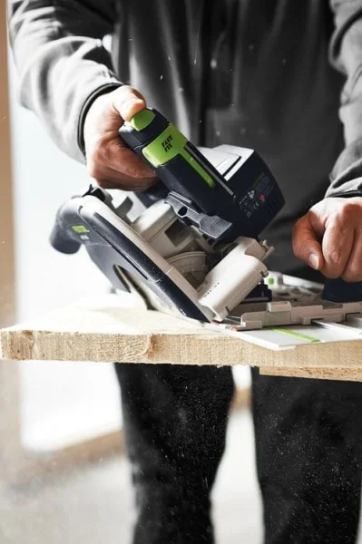 Festool HKC 55 EB-Basic-5,0 Sega circolare a cappa oscillante 18 V a batteria - 577034