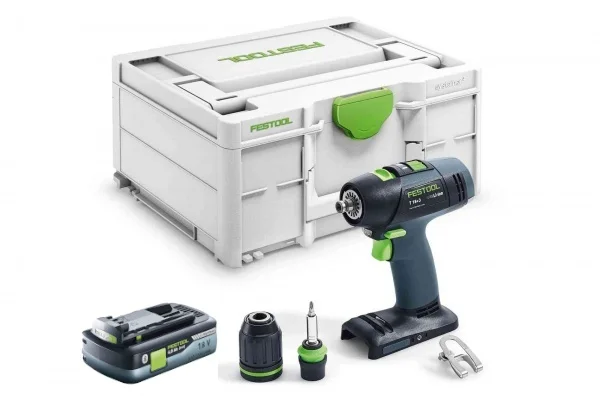 Festool T 18+3-Basic-4,0 Trapano avvitatore a batteria 18 V