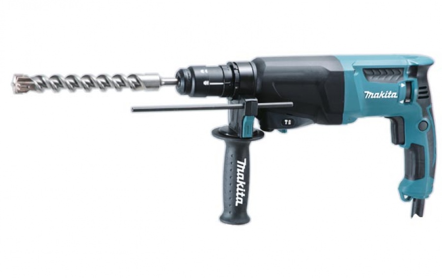 Trapano Tassellatore Demolitore 800W Makita HR2610T mm. 26  Doppio Mandrino ( Mod. HR2611FT Senza Led e AVT)