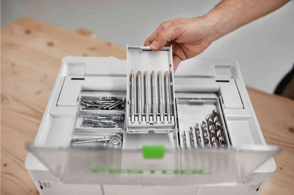 Festool sys3 df m 137 valigetta systainer con coperchio trasparente 577346 - dettaglio 2